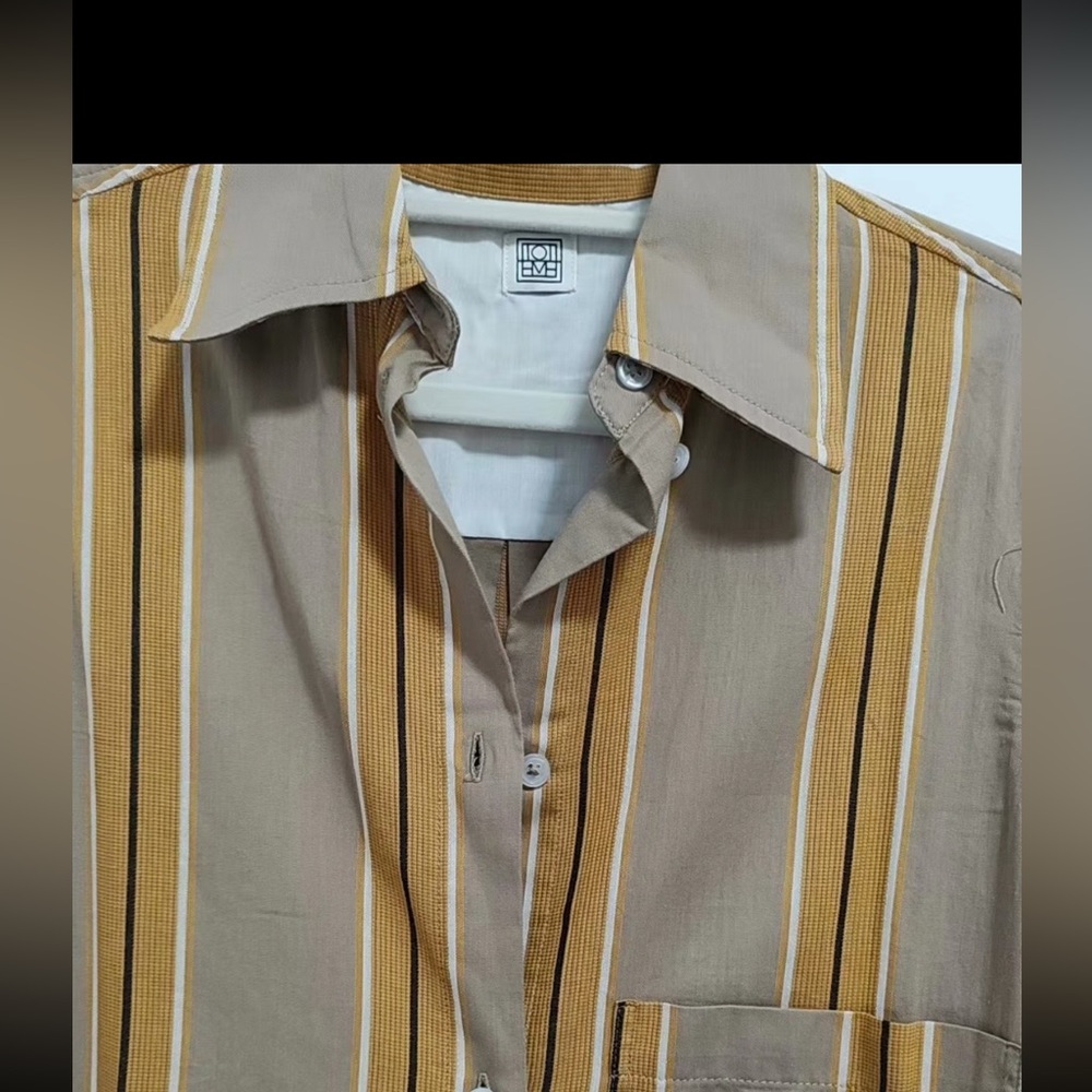 TOTEME
Jacquard striped cotton-blend shirt dress XS - Picture 7 of 10